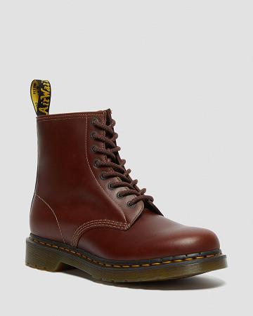 Botas con Cordones Dr Martens 1460 Men's Abruzzo Cuero Hombre Marrom Negros | MX 292UZG